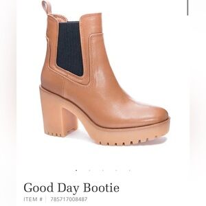 Chinese Laundry Brown Booties, Size 7